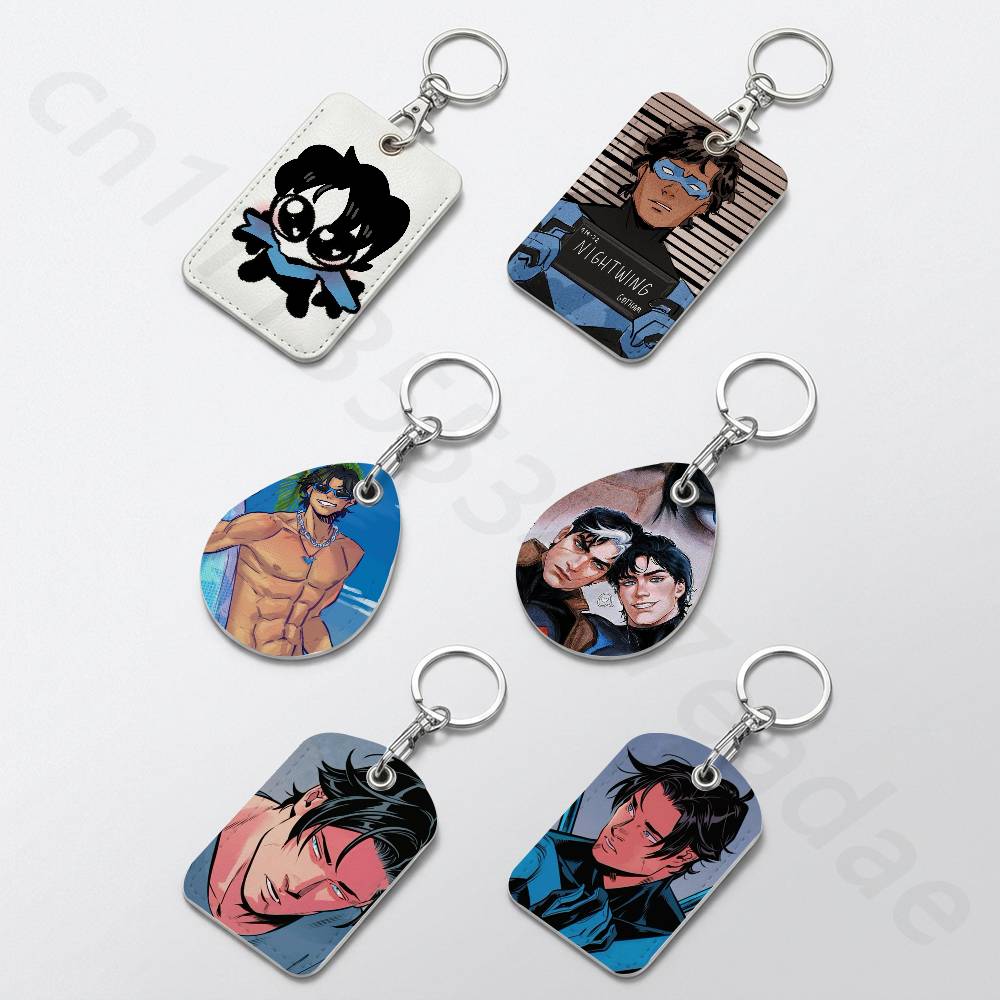 Cute D-Dick Grayson Holder Key - Leather Work ulasan dan harga