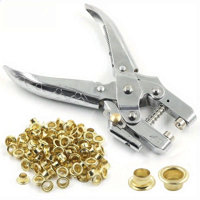 101Pcs Dual-Purpose Tool Gromm - Leatherwork Hand Press ulasan dan harga