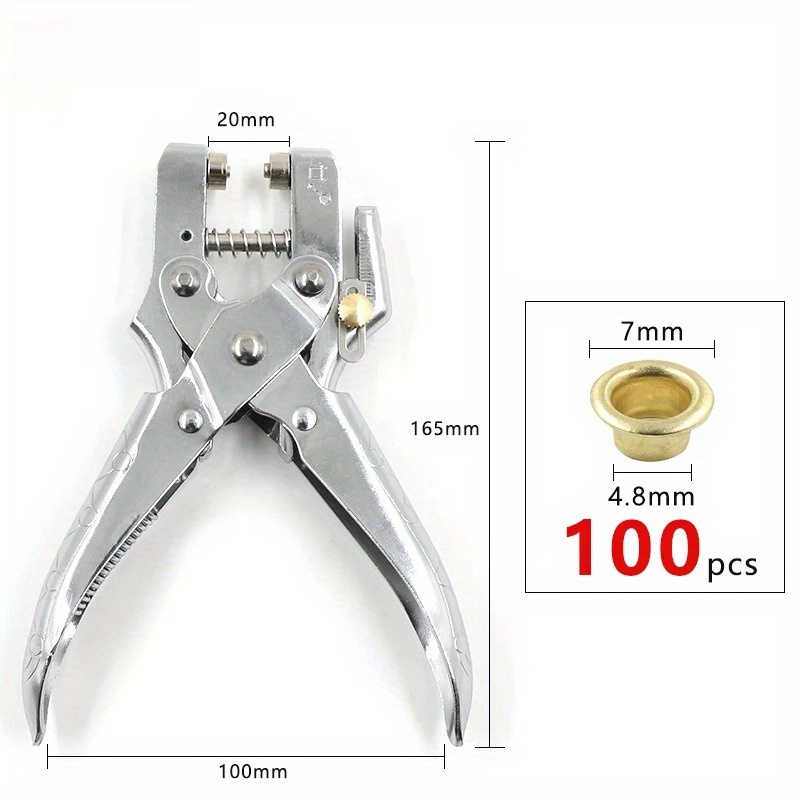 101Pcs Dual-Purpose Tool Gromm - Leatherwork Hand Press ulasan dan harga