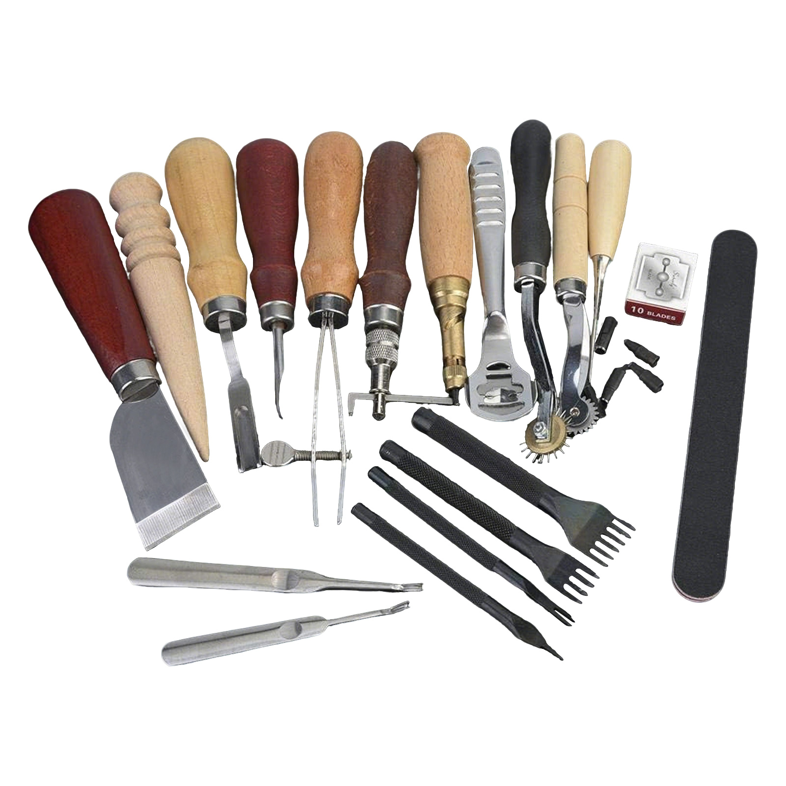 Leather Tools, 19 Pcs Leather  - Leatherwork Punch ulasan dan harga