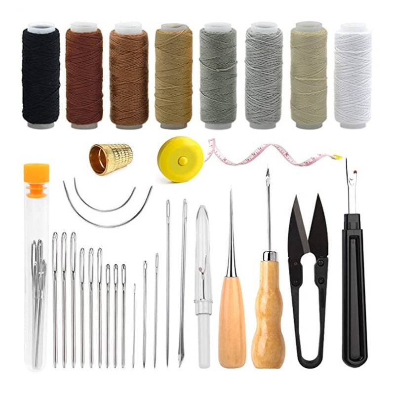 Leather Sewing Kit Leather Cra - Leatherwork Hand Sewing Needles ulasan dan harga