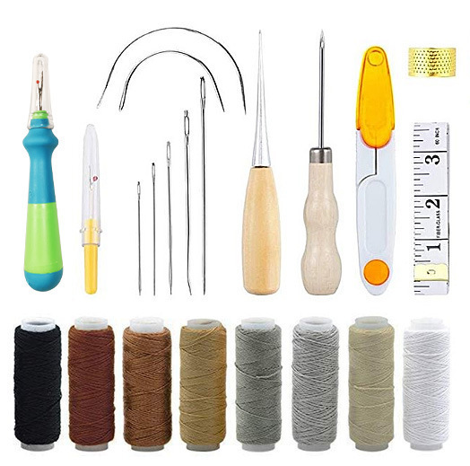 Leather Sewing Kit Leather Cra - Leatherwork Hand Sewing Needles ulasan dan harga
