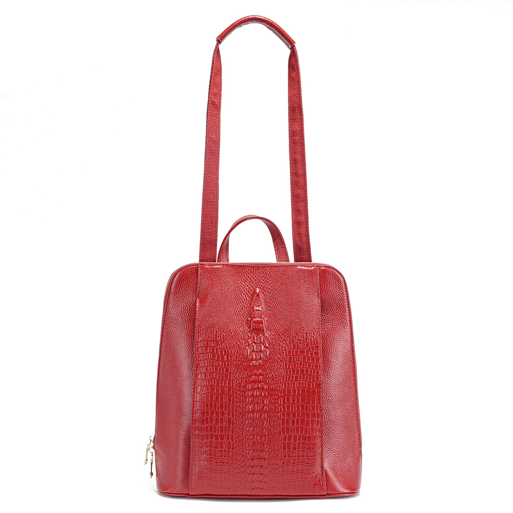 Zency 100% Genuine Leather Bac - Leather Work Womens Backpack ulasan dan harga