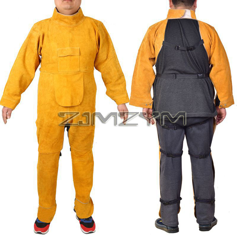 Cowhide Leather Welding Suit W - Leatherwork Apron ulasan dan harga
