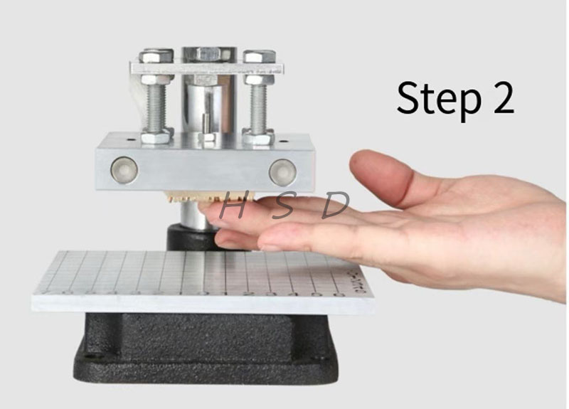 Manual Heat Press Stamping Mac - Leatherwork Hand Press ulasan dan harga