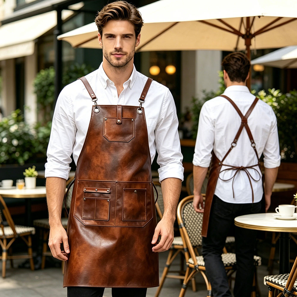 PU leather apron waterproof an - Leatherwork Apron ulasan dan harga