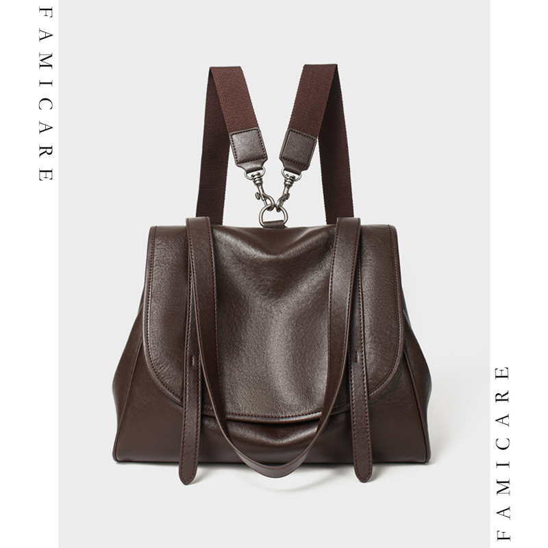 Female Vintage Soft Split Leat - Leather Work Womens Backpack ulasan dan harga